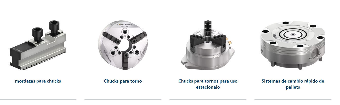 Tecnología de sujeción de piezasSCHUNK le ofrece una gama flexible de diversas opciones de un solo proveedor para el maquinado de diferentes geometrías de piezas.